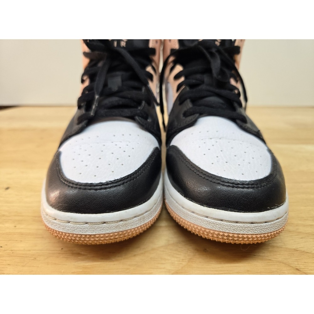 Nike Air Jordan 1 Mid Shoes Youth Size 5.5Y "Arctic Orange" - Picture 7 of 12